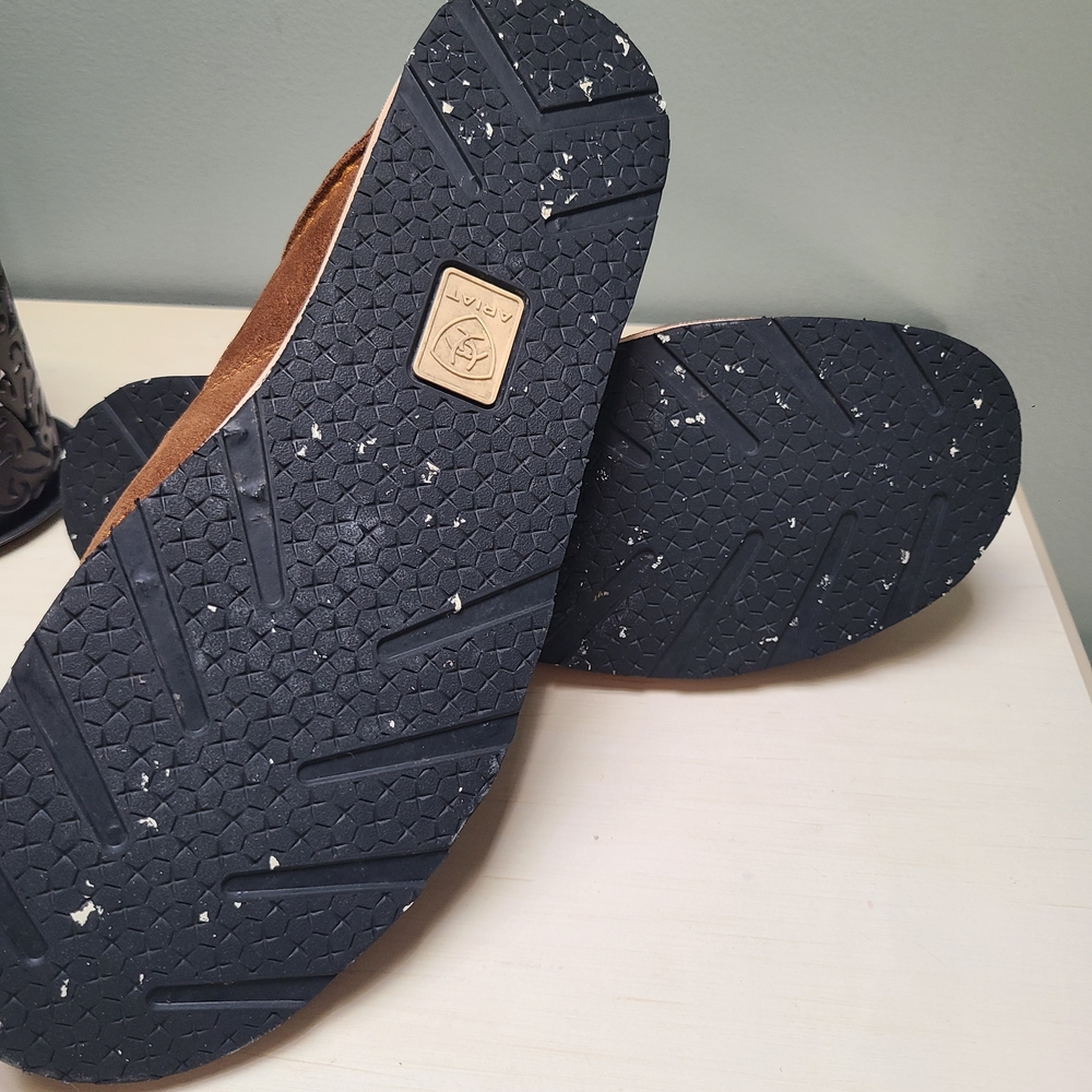 Ariat Brown Leather Loafers - Picture 6 of 6